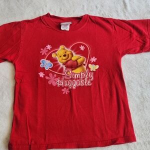 Vintage Disney Store Winnie The Pooh Simply Huggable Youth Girls Sz. Small...